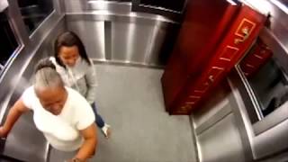 Scary corpse in elevator prank Brasil [upl. by Almira]