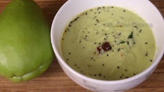 Chow Chow Chutney Recipe  Seeme badanekayi Chutney  Chayote Squash Recipe [upl. by Eelta]