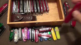 Victorinox Knife Collection Update Part 4 Jan 2017 [upl. by Enyamert]