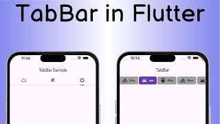 Flutter TabBar Widget [upl. by Sybley]