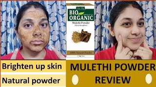 Mulethi powder face pack brighten up skin [upl. by Roswell750]