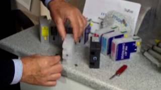 Refill Cartridge Ink System for the Epson Pro 3800 Part 2 of 3 [upl. by Barber]