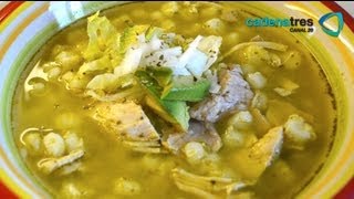 Receta de sopa de maíz pozolero con verdes y chayotes Receta de pozole  Receta de maíz pozolero [upl. by Massie606]