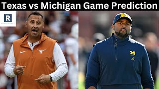 Texas vs Michigan Game Preview  College Football Game Predictions [upl. by Assiron534]