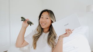 celine sunglasses triomphe unboxing [upl. by Jacenta]