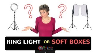 Softbox vs Ring Light  Which to Use in Your Videos [upl. by Dicks903]