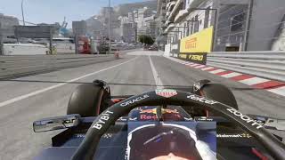 Recreation Of Max Verstappens Pole Lap Of The 2023 Monaco Grand Prix On F1 23 [upl. by Innes]