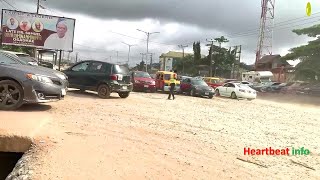 update on the sapele road construction  a new look  Benin city walk [upl. by Stephie546]