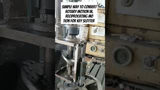 Simple way to convert rotary motion to reciprocating Motion maintenance machine [upl. by Avuha614]