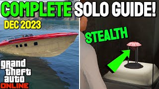 GTA Online Solo Cayo Perico Heist Guide Set Ups  Stealth Elite Finale [upl. by Rosse]