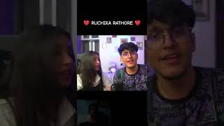 Triggered Insaan And Ruchika Rathore ❤️ shorts funny [upl. by Crescantia]