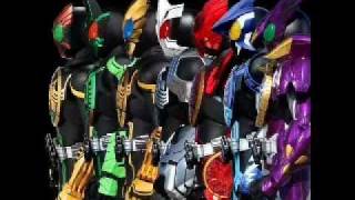 Time Judged All FullKamen Rider OOO TaJaDol Combo Theme [upl. by Ahsieni]