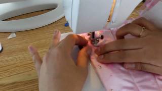 Corset Making Busk Insertion part2 Knob side  Lucys Corsetry [upl. by Brier]