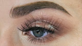 Schlichtes Glitzer Augen Make Up ✨  Makeup Tutorial  Judy R [upl. by Euqinehs593]