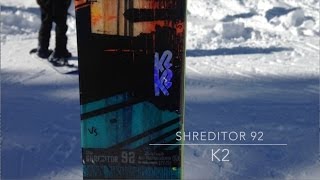 2015 K2 Shreditor 92 Skis Video Review  aussieskiercom [upl. by Lenahs]