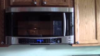 SAMSUNG MICROWAVE SMH9207ST 1100W 20 cu ft OvertheRange Microwave Stainless Steel [upl. by Sorazal355]