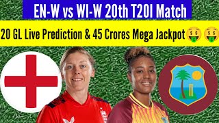 ENW vs WIW Dream11 Prediction  ENW vs WIW Dream11  ENW vs WIW Dream11 Team Prediction [upl. by Hootman]