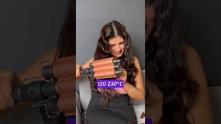 Amazon Hair curler 3 Barrel Hair curler  hairy styler review hairstyler haircurler haircurling [upl. by Philippine]