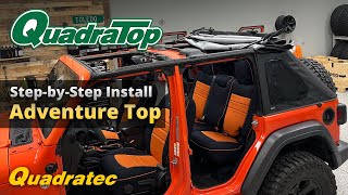 Easy StepbyStep Guide How To Install a QuadraTop Adventure Top for Jeep Wrangler JL [upl. by Spada9]