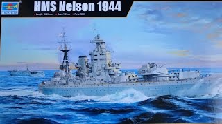 TRUMPETER HMS NELSON 1 200 KIT 03708 REVEAL [upl. by Lazare]