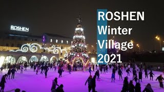 Roshen Winter Village  Зимняя деревня quotРошенquot  Каток quotРошенquot [upl. by Wight]