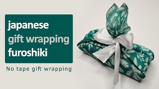 How to Wrap a Gift Japanese Style  Japanese gift wrapping furoshiki [upl. by Irdua]