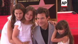 Jason Bateman Hollywood Star Ceremony with Jennifer Aniston Will Arnett [upl. by Emmit]