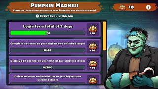 Halloween Event Pumpkin Madness Earn To Die Rogue Before Update 15130 Rotten Roads 💥Bloated Boss💥🥊 [upl. by Stuart]