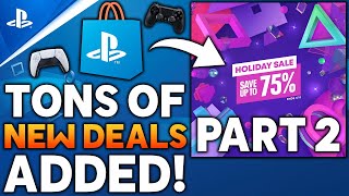 Awesome PSN HOLIDAY SALE Update LIVE NOW 400 NEW PS4PS5 Deals on Sale NEW PSN DEALS 2022 [upl. by Reyam]