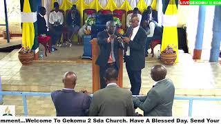 GEKOMU II SDA CHURCH Live Stream Holy communion Sabbath [upl. by Llehsem955]