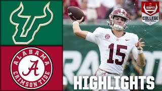 Alabama Crimson Tide vs South Florida Bulls  Full Game Highlights [upl. by Elleinet]