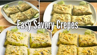 Easy Savory Crepes [upl. by Ponzo]