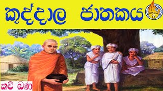 කුද්දාල ජාතකය  kuddala jathakaya  kavi bana  sadaham tv [upl. by Chard]