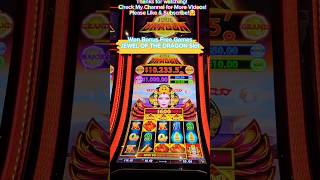 Won Bonus Free Games  JEWEL OF THE DRAGON Slot Machine Win slots casino win slotmachine shorts [upl. by Eiznik452]