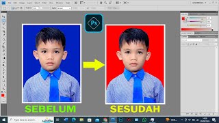 CARA MENGGANTI BAGROUND DI PHOTOSHOP CS4CS5CC DENGAN RAPI [upl. by Tybalt]