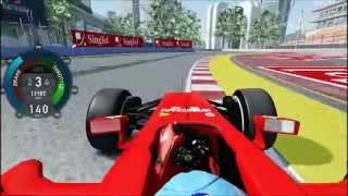 Assetto Corsa  F1 2014 Ferrari  Singapore [upl. by Anisamot]