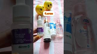 Night time skincare ✨️  Begginers skincare Routine  youtubeshorts skincare shorts trending [upl. by Layol]