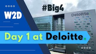 Day 1 at Deloitte  W2D  Deloitte [upl. by Eihtur]