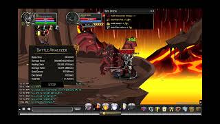 AQW  Archfiend Dragonlord solo in 2 minutes with Elemental Warrior and no potions with forge [upl. by Ovatsug665]