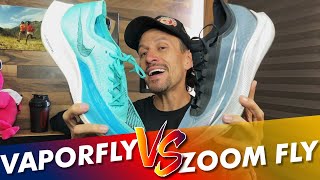 VAPORFLY 2 VS ZOOM FLY UltraSersh [upl. by Aynnek]