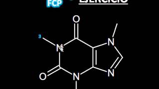 Fórmula molecular de la cafeína [upl. by Cecelia]