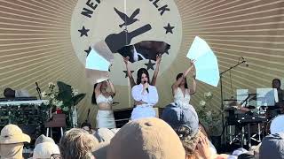 Lana Del Rey  Summertime Sadness  live at Newport Folk Festival 2023 [upl. by Eanahs143]