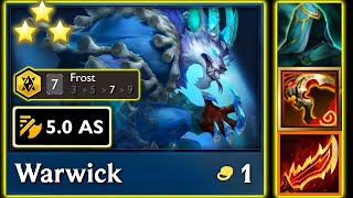 Monster Warwick ⭐⭐⭐  TFT SET 12 [upl. by Glanville]