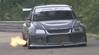 Hillclimb Oberhallau 2013 Racetruck Porsche 935 Turbo Audi STW Ferrari Speed Action and Fire [upl. by Ellennad]