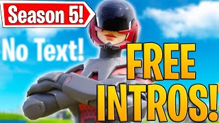 Free Fortnite Intros 4k 2020 🎬 Top10 Best Chapter 2 Season 5 No Text Free Intros With Download [upl. by Siuqcram954]