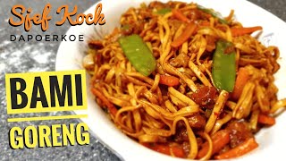 Bami Goreng Maken  Bami Goreng Recept  Mie Goreng  Fried Noodles  Indische Keuken [upl. by Angelico]