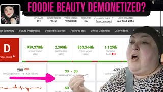 Did Foodie Beauty get Demonetizedfoodiebeauty [upl. by Eilata]