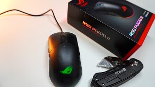 Unboxing ASUS ROG Pugio II Ambidextrous Lightweight Wireless Gaming Mouse [upl. by Thaxter]