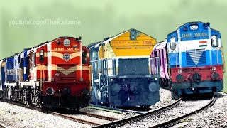 Musical Railway Tracks  Train Sound  Railroad  Indian Railways [upl. by Enovahs]