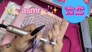 Asmr retirado de uñas con torno [upl. by Bobbee]